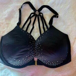 Victoria's Secret Black Bra with Rhinestone Details